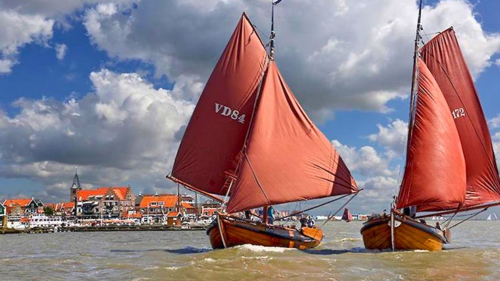 Zeilen in Volendam 